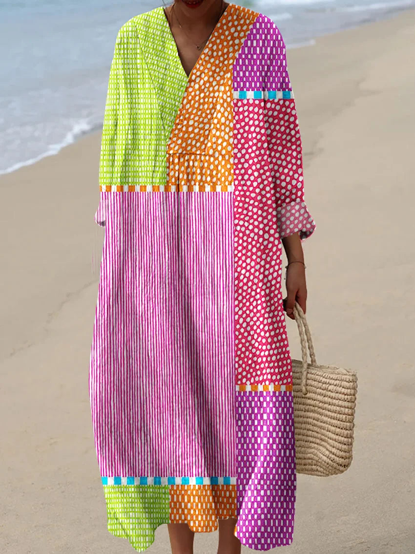 Norma | Vibrant and Cozy Women's Dress