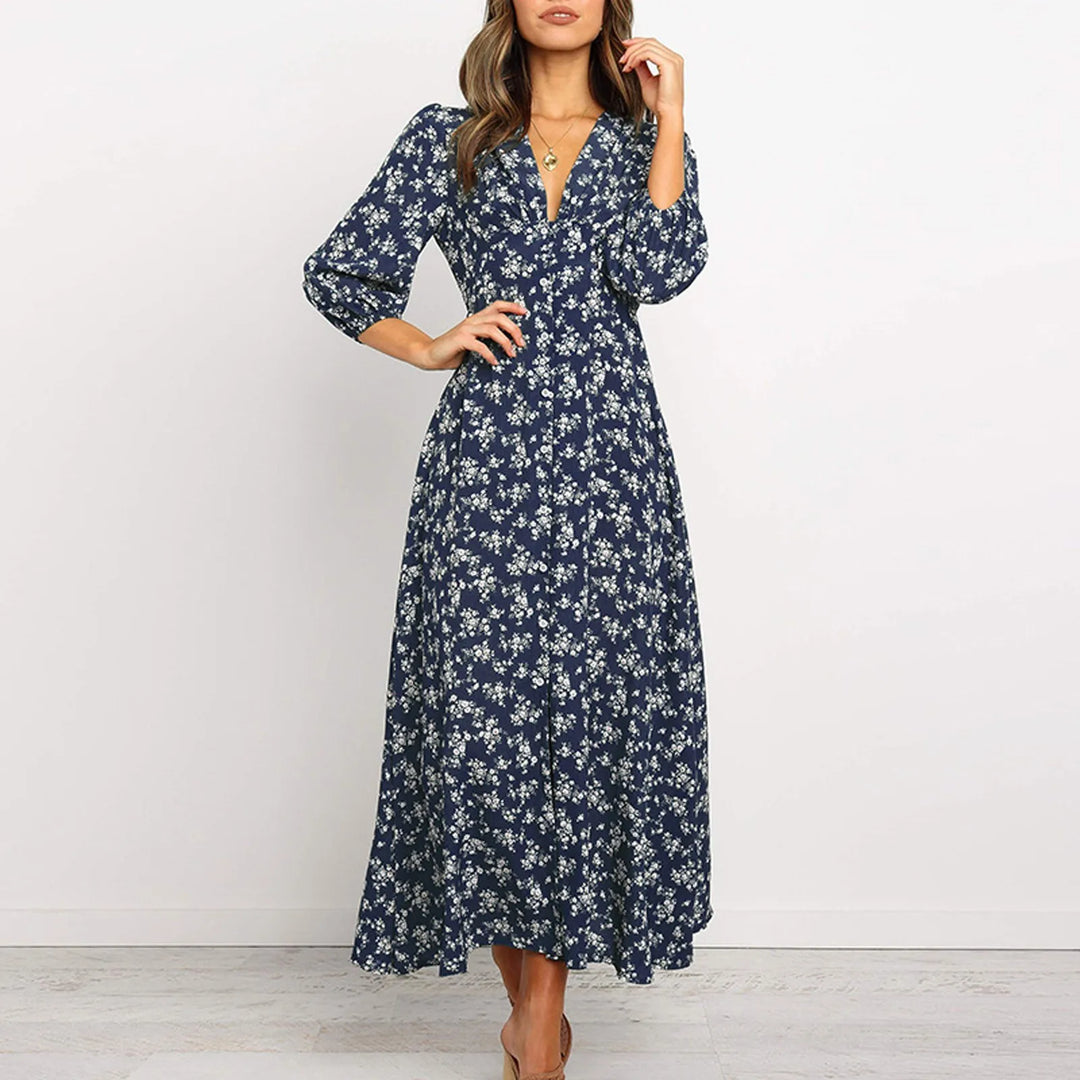 Adel™ | Bohemian Floral Dress
