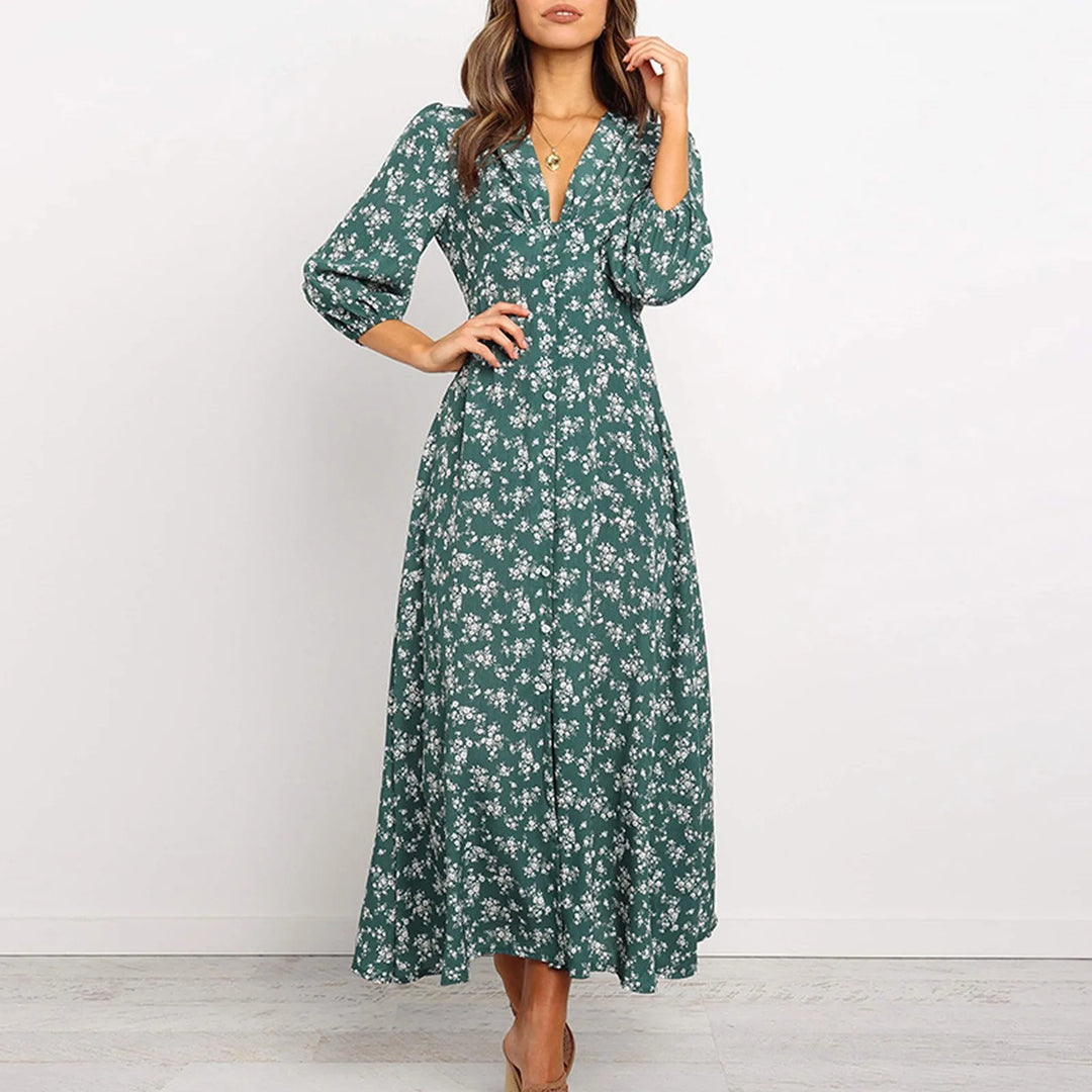 Adel™ | Bohemian Floral Dress